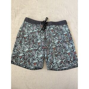 SALTY CREW Men's 31 Dana Charcoal Waist Board Shorts